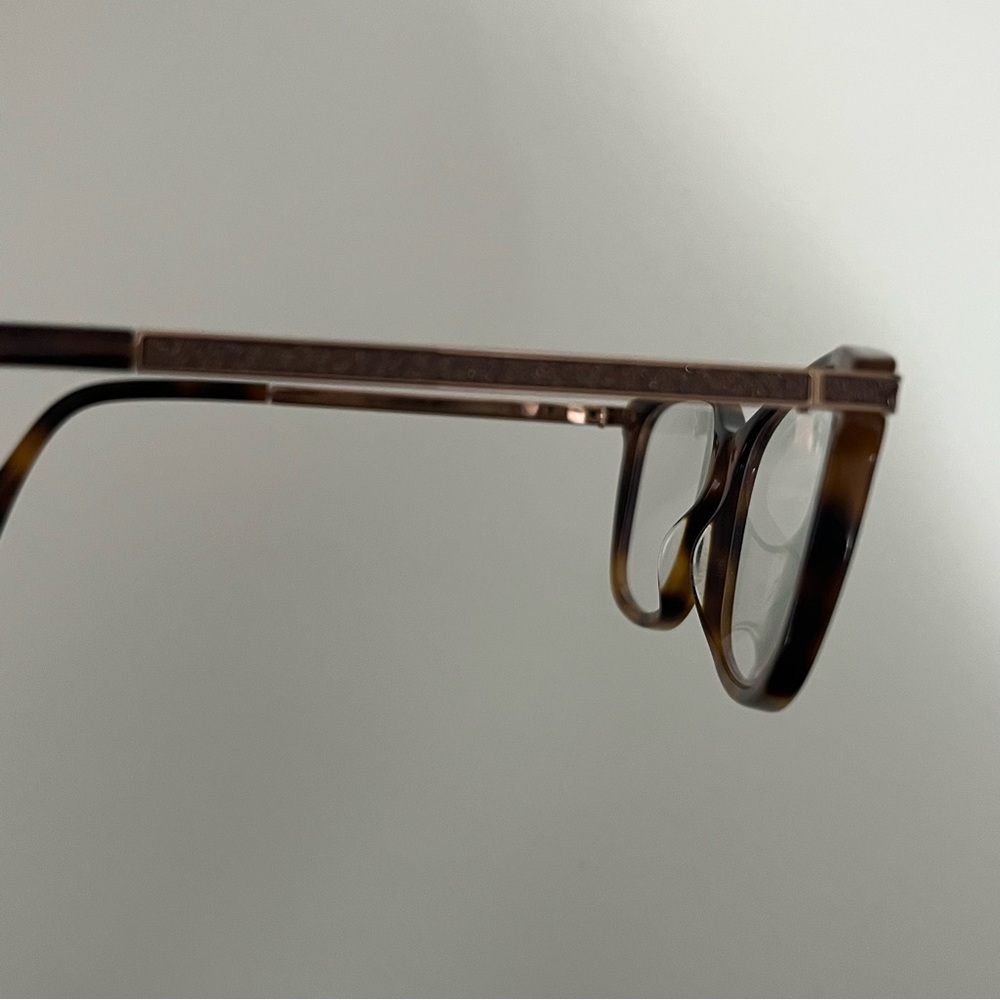 Jimmy Choo Glitter Embellished Cat Eye Prescription Brown Eye Glasses - Picture 7 of 11